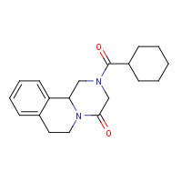 Praziquantel (CAS: 55268-74-1) - Chemical Structure and Molecular Formula 