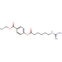 Gabexate mesylate (CAS: 56974-61-9) - Chemical Structure and Molecular Formula 