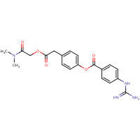 Camostat (CAS: 59721-28-7) - Chemical Structure and Molecular Formula 