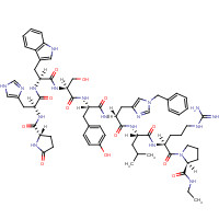 Histrelin (CAS: 76712-82-8) - Chemical Structure and Molecular Formula 