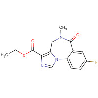 Flumazenil (CAS: 78755-81-4) - Chemical Structure and Molecular Formula 