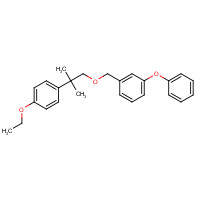 Ethofenprox (CAS: 80844-07-1) - Chemical Structure and Molecular Formula 