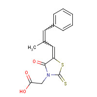 Epalrestat (CAS: 82159-09-9) - Chemical Structure and Molecular Formula 