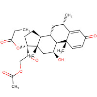 Methylprednisolone aceponate (CAS: 86401-95-8) - Chemical Structure and Molecular Formula 