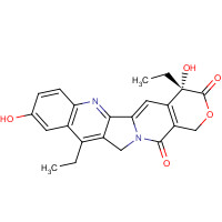7-Ethyl-10-hydroxycamptothecin (CAS: 86639-52-3) - Chemical Structure and Molecular Formula 