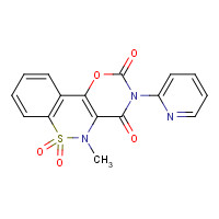 Droxicam (CAS: 90101-16-9) - Chemical Structure and Molecular Formula 