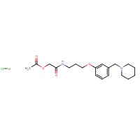 ROXATIDINE ACETATE HCL (CAS: 93793-83-0) - Chemical Structure and Molecular Formula 