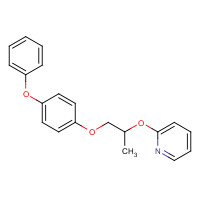 Pyriproxyfen (CAS: 95737-68-1) - Chemical Structure and Molecular Formula 