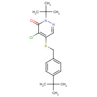 Pyridaben (CAS: 96489-71-3) - Chemical Structure and Molecular Formula 