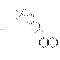 Butenafine hydrochloride (CAS: 101827-46-7) - Chemical Structure and Molecular Formula 