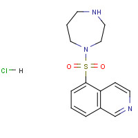 Fasudil hydrochloride chemical structure Fasudil hydrochloride (CAS: 105628-07-7) - Chemical Structure and Molecular Formula