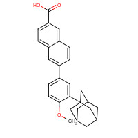 Adapalene (CAS: 106685-40-9) - Chemical Structure and Molecular Formula 