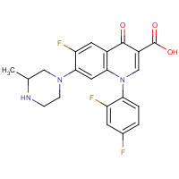 TEMAFLOXACIN (CAS: 108319-06-8) - Chemical Structure and Molecular Formula 