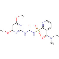 Nicosulfuron chemical structure Nicosulfuron (CAS: 111991-09-4) - Chemical Structure and Molecular Formula