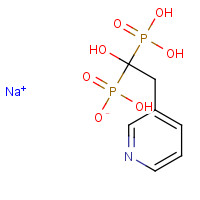 Sodium risedronate (CAS: 115436-72-1) - Chemical Structure and Molecular Formula 