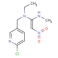 Nitenpyram (CAS: 120738-89-8) - Chemical Structure and Molecular Formula 
