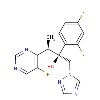 VORICONAZOLE (CAS: 137234-62-9) - Chemical Structure and Molecular Formula 