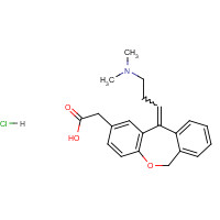 OLOPATADINE HCL (CAS: 140462-76-6) - Chemical Structure and Molecular Formula 