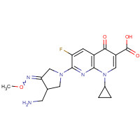 Gemifioxacin (CAS: 175463-14-6) - Chemical Structure and Molecular Formula 
