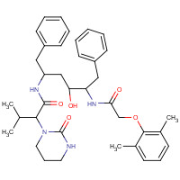 Lopinavir (CAS: 192725-17-0) - Chemical Structure and Molecular Formula 