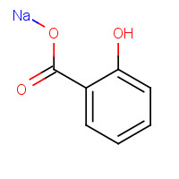 Sodium salicylate (CAS: 54-21-7) - Chemical Structure and Molecular Formula 