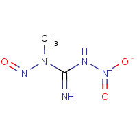 1-Methyl-3-nitro-1-nitrosoguanidine (CAS: 70-25-7) - Chemical Structure and Molecular Formula 