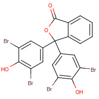3',3'',5',5''-TETRABROMOPHENOLPHTHALEIN (CAS: 76-62-0) - Chemical Structure and Molecular Formula 