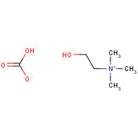 Choline bicarbonate (CAS: 78-73-9) - Chemical Structure and Molecular Formula 