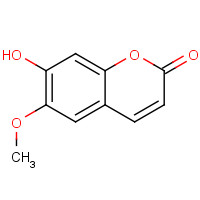 Scopoletin (CAS: 92-61-5) - Chemical Structure and Molecular Formula 