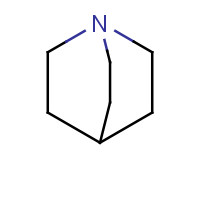 QUINUCLIDINE (CAS: 100-76-5) - Chemical Structure and Molecular Formula 