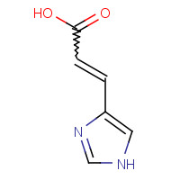 Urocanic acid (CAS: 104-98-3) - Chemical Structure and Molecular Formula 