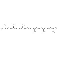 Squalane (CAS: 111-01-3) - Chemical Structure and Molecular Formula 