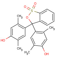 P-XYLENOL BLUE (CAS: 125-31-5) - Chemical Structure and Molecular Formula 