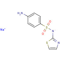 Sulfathiazole sodium (CAS: 144-74-1) - Chemical Structure and Molecular Formula 
