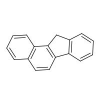 1,2-BENZOFLUORENE (CAS: 238-84-6) - Chemical Structure and Molecular Formula 