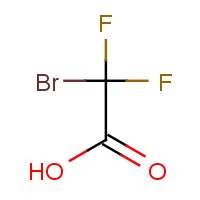 BROMODIFLUOROACETIC ACID (CAS: 354-08-5) - Chemical Structure and Molecular Formula 