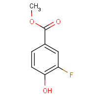 3-FLUORO-4-HYDROXY-BENZOIC ACID METHYL ESTER (CAS: 403-01-0) - Chemical Structure and Molecular Formula 