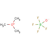 TRIMETHYLOXONIUM TETRAFLUOROBORATE (CAS: 420-37-1) - Chemical Structure and Molecular Formula 