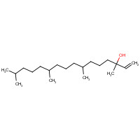 Isophytol (CAS: 505-32-8) - Chemical Structure and Molecular Formula 
