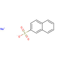 Sodium 2-naphthalenesulfonate (CAS: 532-02-5) - Chemical Structure and Molecular Formula 