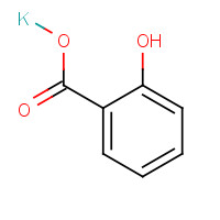 Potassium salicylate (CAS: 578-36-9) - Chemical Structure and Molecular Formula 