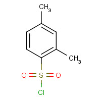 2,4-Dimethylbenzenesulfonyl chloride (CAS: 609-60-9) - Chemical Structure and Molecular Formula 