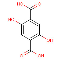 2,5-Dihydroxyterephthalic acid (CAS: 610-92-4) - Chemical Structure and Molecular Formula 
