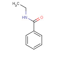 N-ETHYLBENZAMIDE (CAS: 614-17-5) - Chemical Structure and Molecular Formula 
