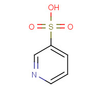 3-Pyridinesulfonic acid (CAS: 636-73-7) - Chemical Structure and Molecular Formula 