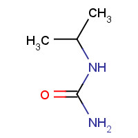 ISOPROPYLUREA (CAS: 691-60-1) - Chemical Structure and Molecular Formula 