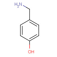 4-Hydroxybenzylamine (CAS: 696-60-6) - Chemical Structure and Molecular Formula 