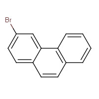3-BROMOPHENANTHRENE (CAS: 715-50-4) - Chemical Structure and Molecular Formula 