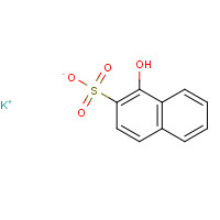 1-NAPHTHOL-2-SULFONIC ACID POTASSIUM SALT (CAS: 832-49-5) - Chemical Structure and Molecular Formula 