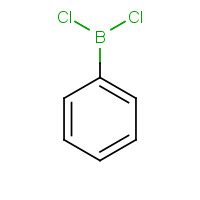 PHENYLBORON DICHLORIDE (CAS: 873-51-8) - Chemical Structure and Molecular Formula 